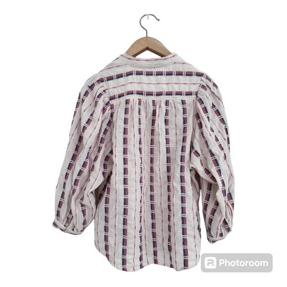 Pilcro Anthropologie Embroidered Cotton Blouse. - Picture 3 of 6